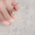 N°1 K18YG luxe diamond ring 0.7ct